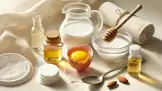 Complex Anti-Dark Circle Remedy with Milk, Honey, Egg White, Almond Oil, and Glycerin