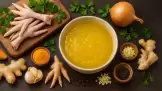 Natural collagen from chicken legs with turmeric, ginger and black pepper