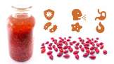 Tincture of fresh, grounded rosehips in alcohol