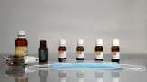 Propolis and essential oils spray against viruses, ideal for corona virus protection mask (covid-19)